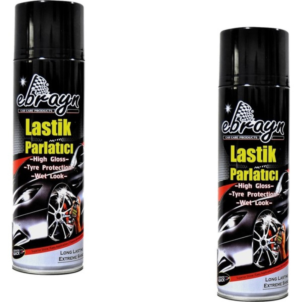 Ebrayn Premium Lastik Parlatıcı Tampon Parlatıcı Koruyucu Aerosol Sprey 500 ml Kaliteli 2 Adet Oto Boyaları Fiyatı