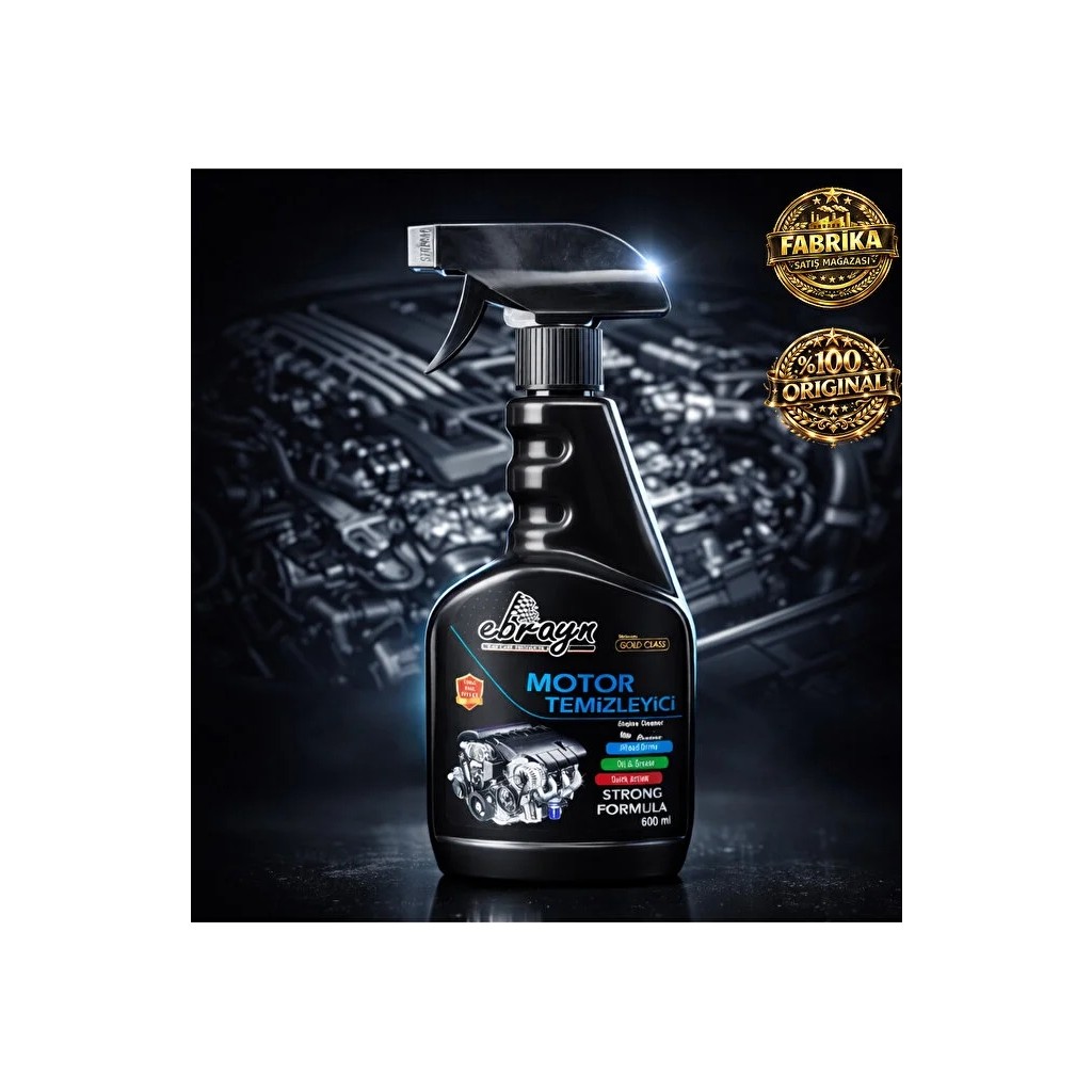 Ebrayn Premium Oto Araba Motor Temizleyici Sprey ve Motor Parlatıcı Spreyi 500ML Bulaşık Yıkama Fiyatı