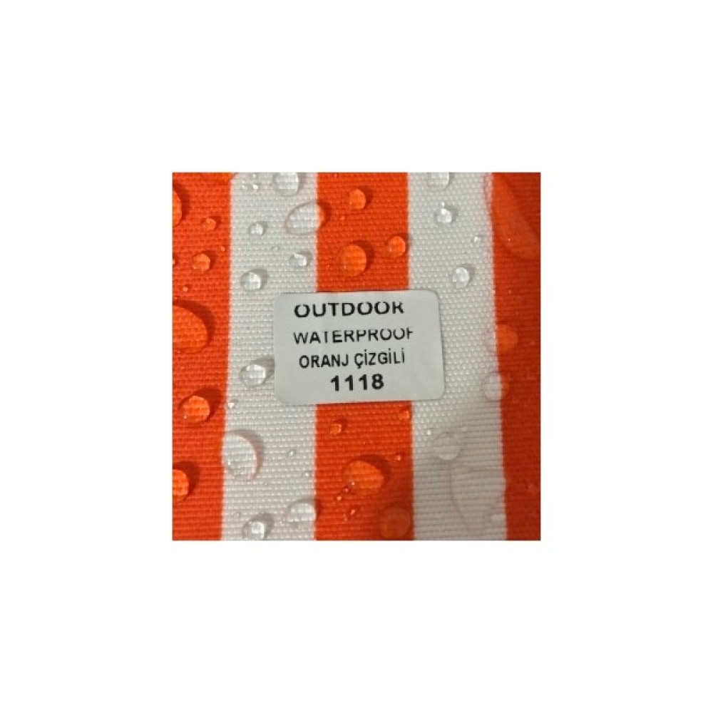 Ebru Döşemelik WATERPROF-7359 Kumaş - Turuncu - 1 m - 1,5 m Kumaşlar Fiyatı