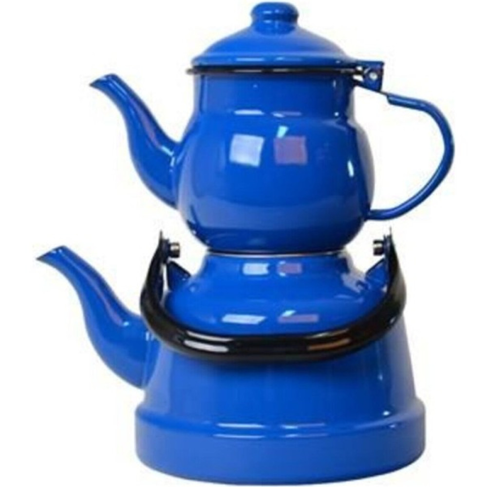 Ebru Metal Büyük Boy Emaye Çaydanlık Takımı 1,5/3,3 Lt Çay / Çaydanlık Setleri Fiyatı