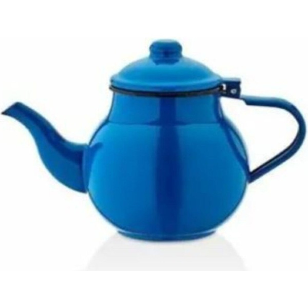 Ebru Metal Emaye Mavi Renk Demlik 17 No / 2,5 Lt Çay / Çaydanlık Setleri Fiyatı