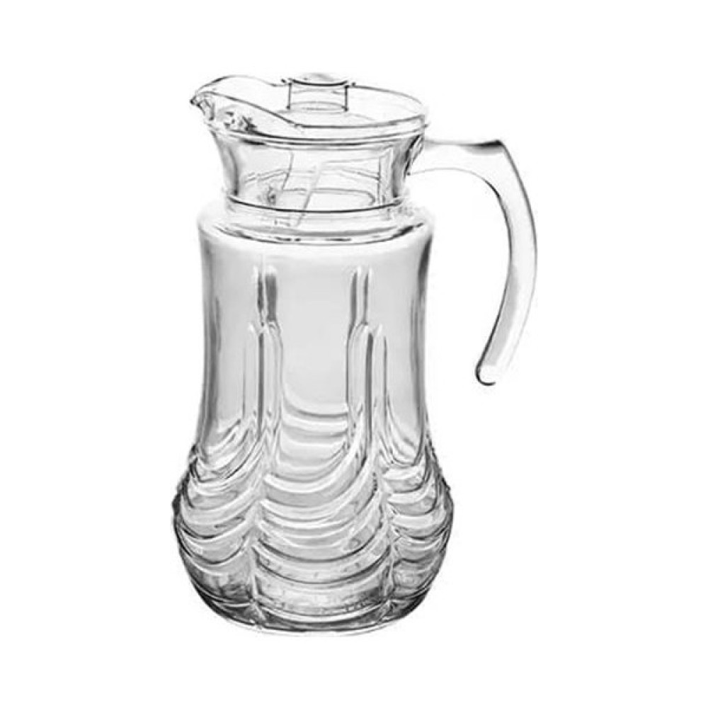 EbruliHomeArt Kristal Cam Desenli Sürahi Karaf 1800 ml - Şeffaf - 1,8 L Sürahi Fiyatı