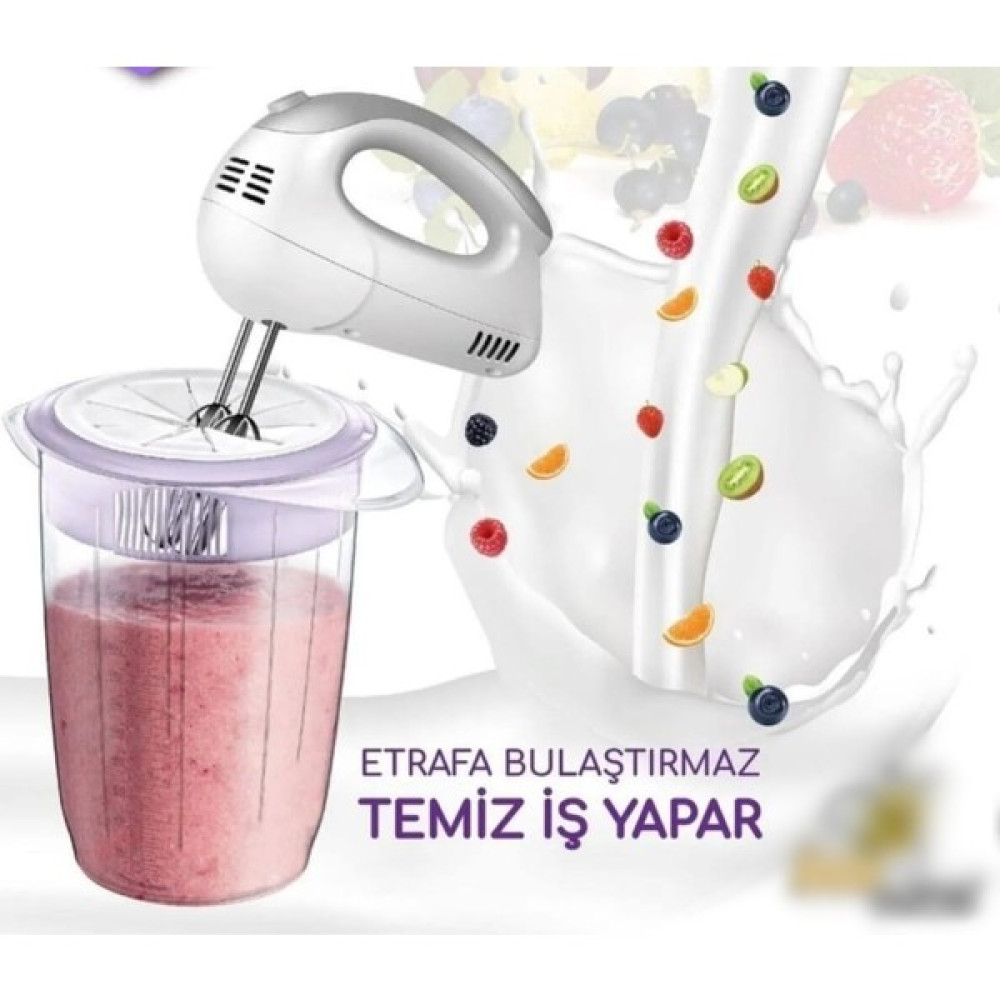 EbruliHomeArt Mikser Blender Kabı Sıçratmayan Kapaklı Çırpma Kabı Lila Saklama Kapları Fiyatı