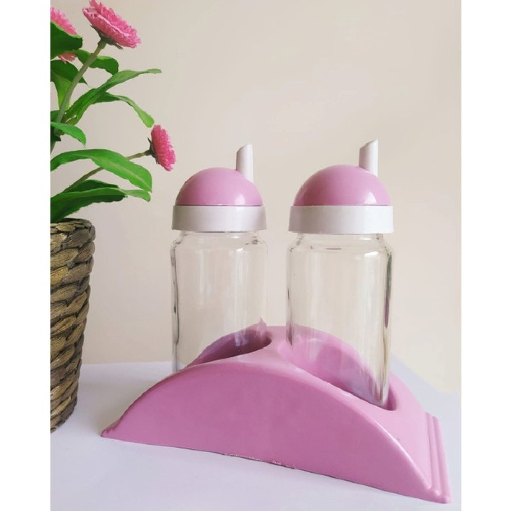EbruliHomeArt Standlı Cam Yağlık Sirkelik Sosluk - Pembe - 230 ml Mutfak Gereçleri Fiyatı