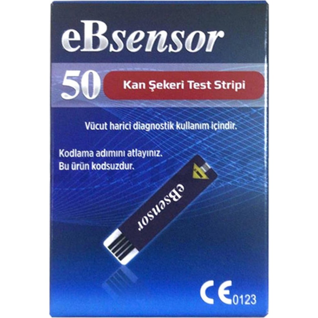 Ebsensor Kan Şe-Ker Ölçüm Stribi X1 Kutu (50 Ölçüm) - 1 Diğer Fiyatı