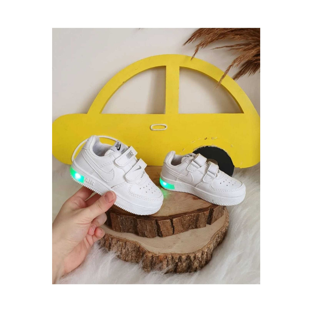 ebulduk Işıklı Beyaz Çocuk Cırtlı Sneaker Model 30 Beden Spor Ayakkabı Fiyatı
