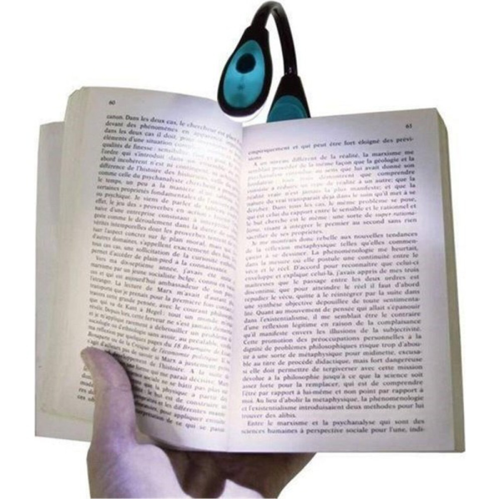 EC Shop Bifirsat Mandallı Bükülebilir Kitap Okuma Işığı - Açık Kahverengi - Beyaz Lambader Fiyatı