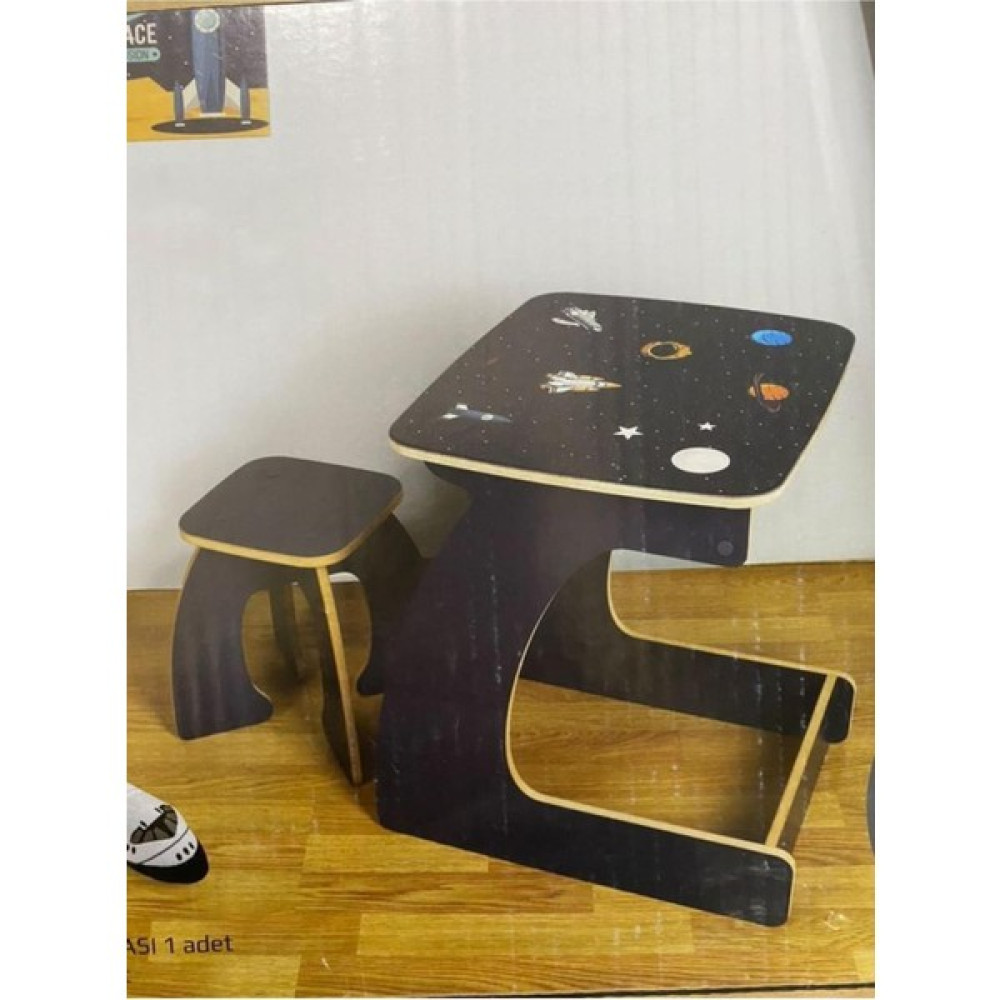 EC Shop Bigahome Çocuk Space Uzay Aktivite Masası ve Tabure Bebek Oyuncakları Fiyatı