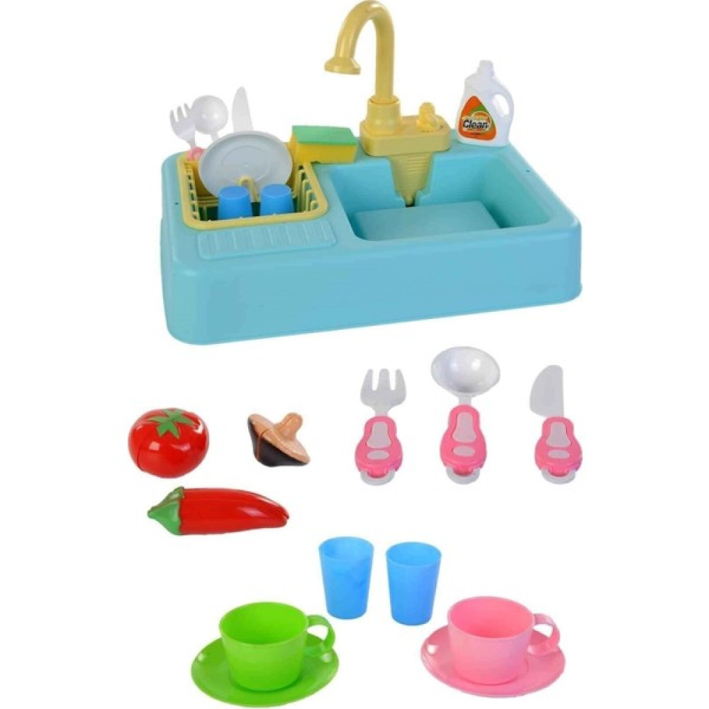 EC Shop Cebitoys Mavi Pilli Oyuncak Modern Lavabo (Mavi Renk) - Renkli Oyuncak Fiyatı