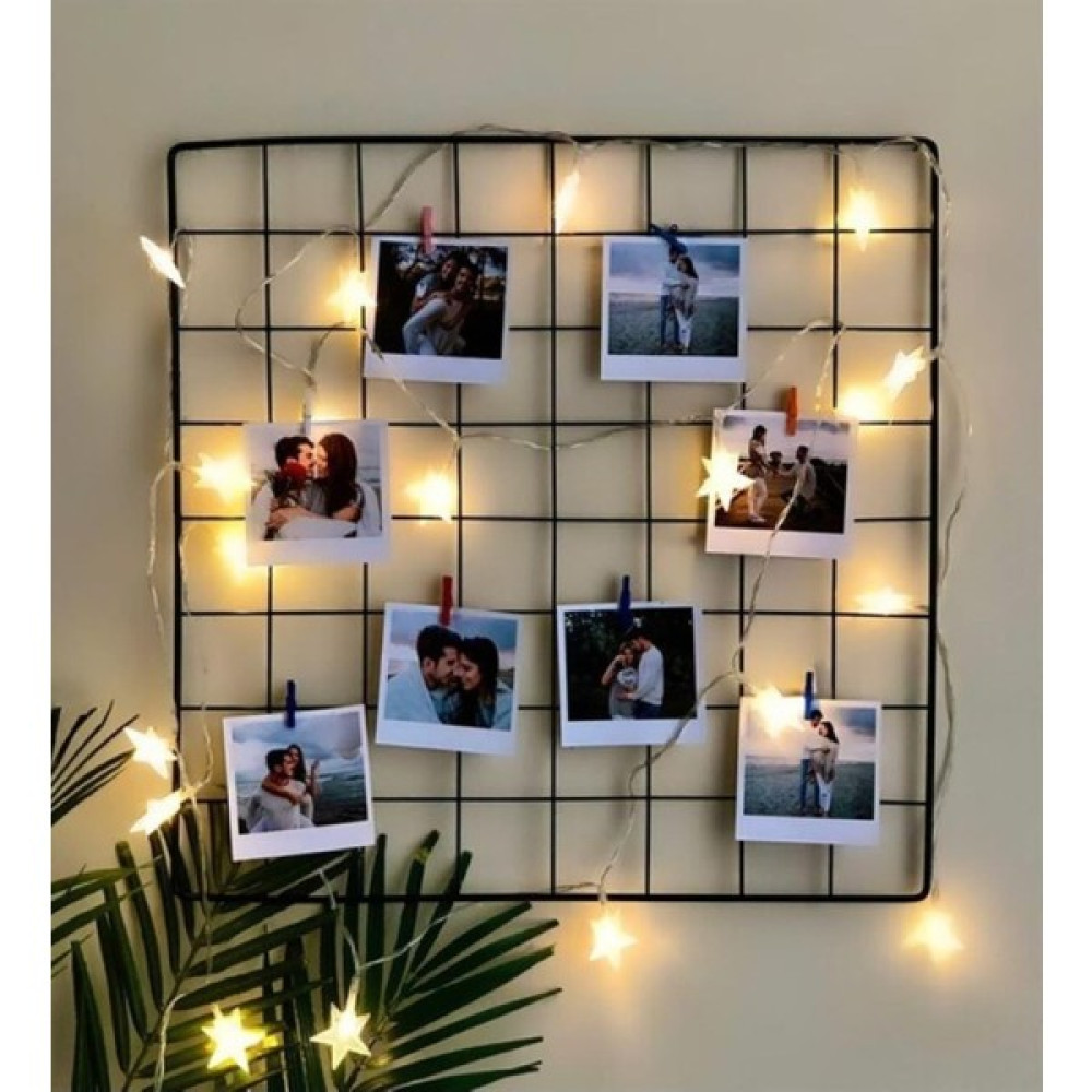EC Shop Çelik Outlet Ledli Işıklı Metal Fotoğraf Panosu Organizeri 40 x 40 Pano Fiyatı
