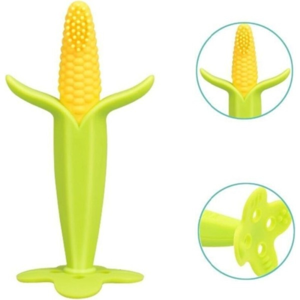 EC Shop Easy Idea Ayaklı Mısır Bebek Diş Kaşıyıcı Diş Fırçası - Renkli Bebek Oyuncakları Fiyatı