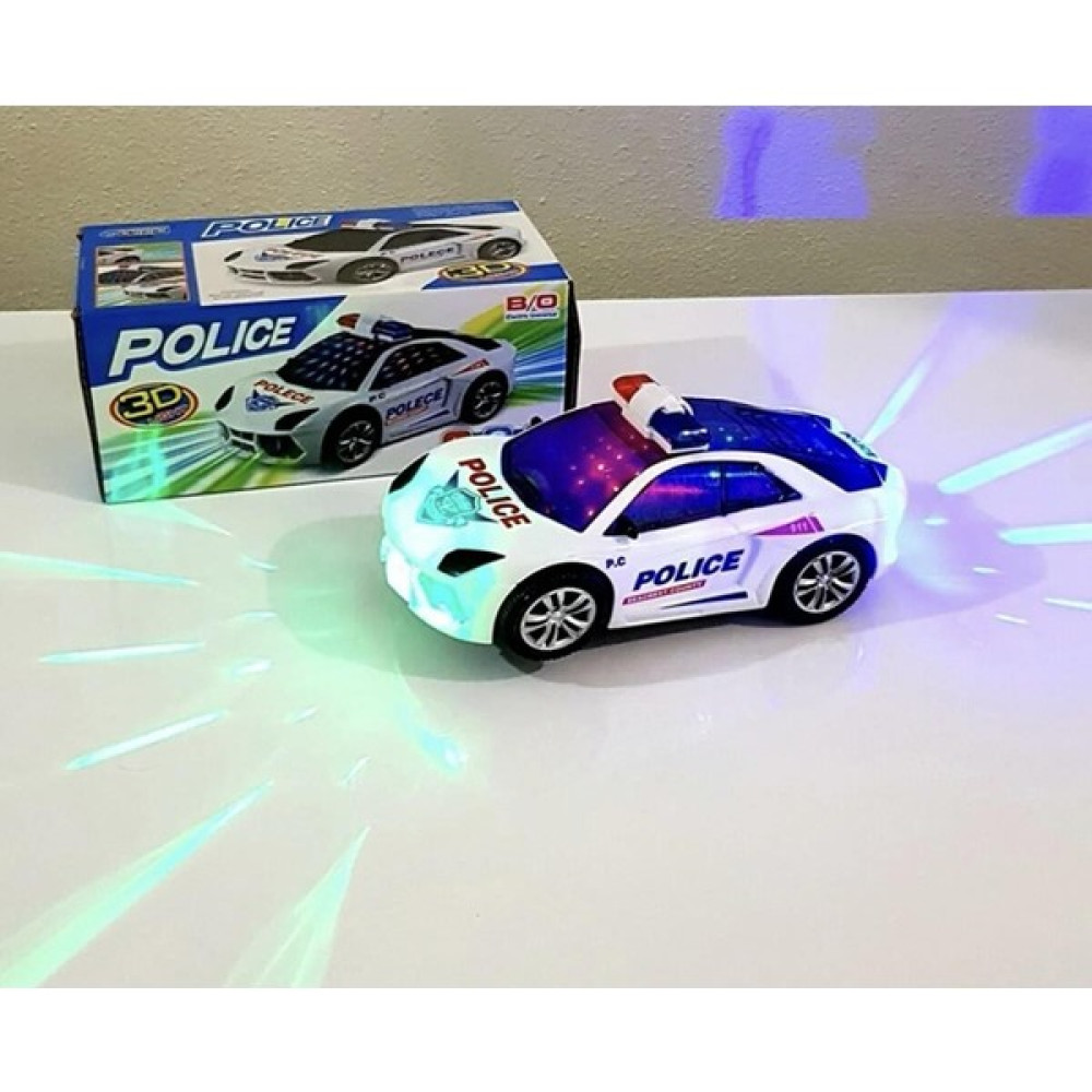 EC Shop Eğlence Merkezi Oyuncak Polis Arabası Pilli Çarptıkça Yön Değiştiren Işıklı Sesli Polis Arabası Bebek Oyuncakları Fiyatı