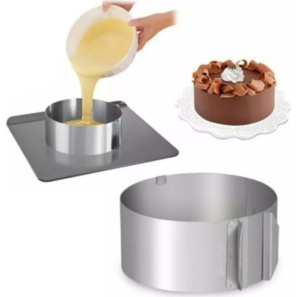 Ec Shop Ekin Pastry Yuvarlak Ayarlanabilir Pasta Kek Pandispanya Kalıbı Ayarlı Çember Ayarlı Çember Kek Kalıpları Fiyatı