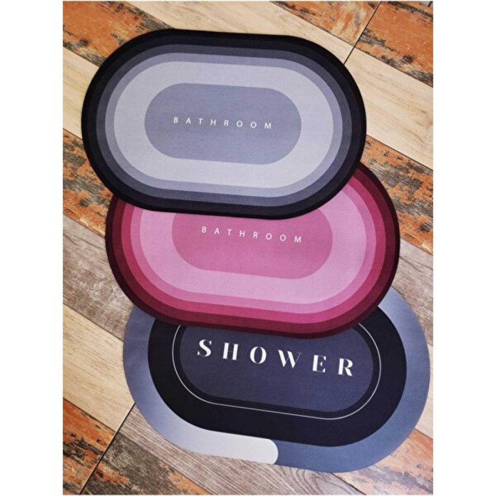 EC Shop Fithome Diatom 3,5 Mm 40 x 60 Oval Süper Su Emici Banyo Paspası Diyatom Abdest Paspası Klozet Takımı Fiyatı