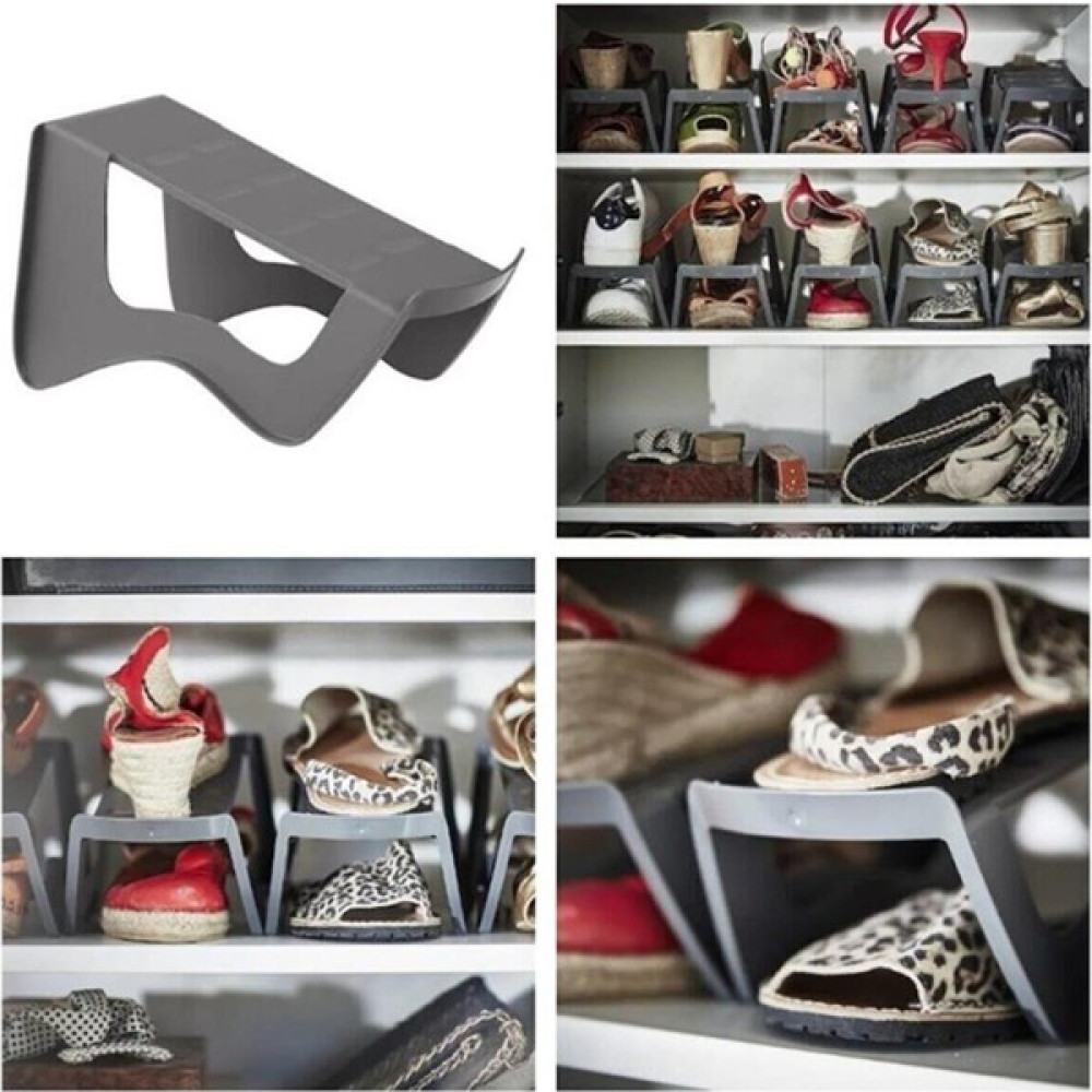 Ec Shop Gri 14 x 14 x 24 cm Ayakkabı Düzenleyici Ayakkabılık Fiyatı