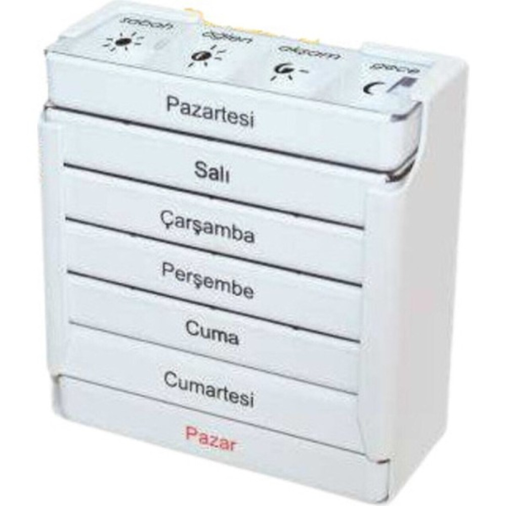 EC Shop Hapix Haftalık Ilaç Kabı Hap Taşıma Kutusu Ilaç Eşya Saklama Kutusu Fiyatı