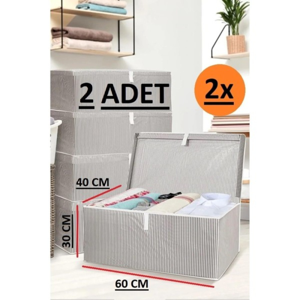 EC Shop Inci Collection 2 Adet Kapaklı Kutu Hurç Mega Boy 60*40*30* Çok Amaçlı Kutu Hurç Hurç Fiyatı