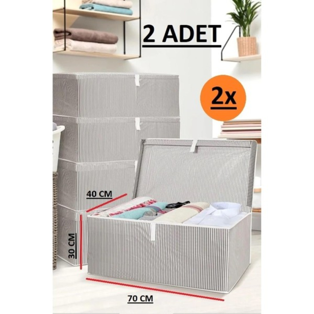 EC Shop Inci Collection 2 Adet Kapaklı Kutu Hurç Mega Boy Plus 70*40*30* Çok Amaçlı Kutu Hurç Hurç Fiyatı