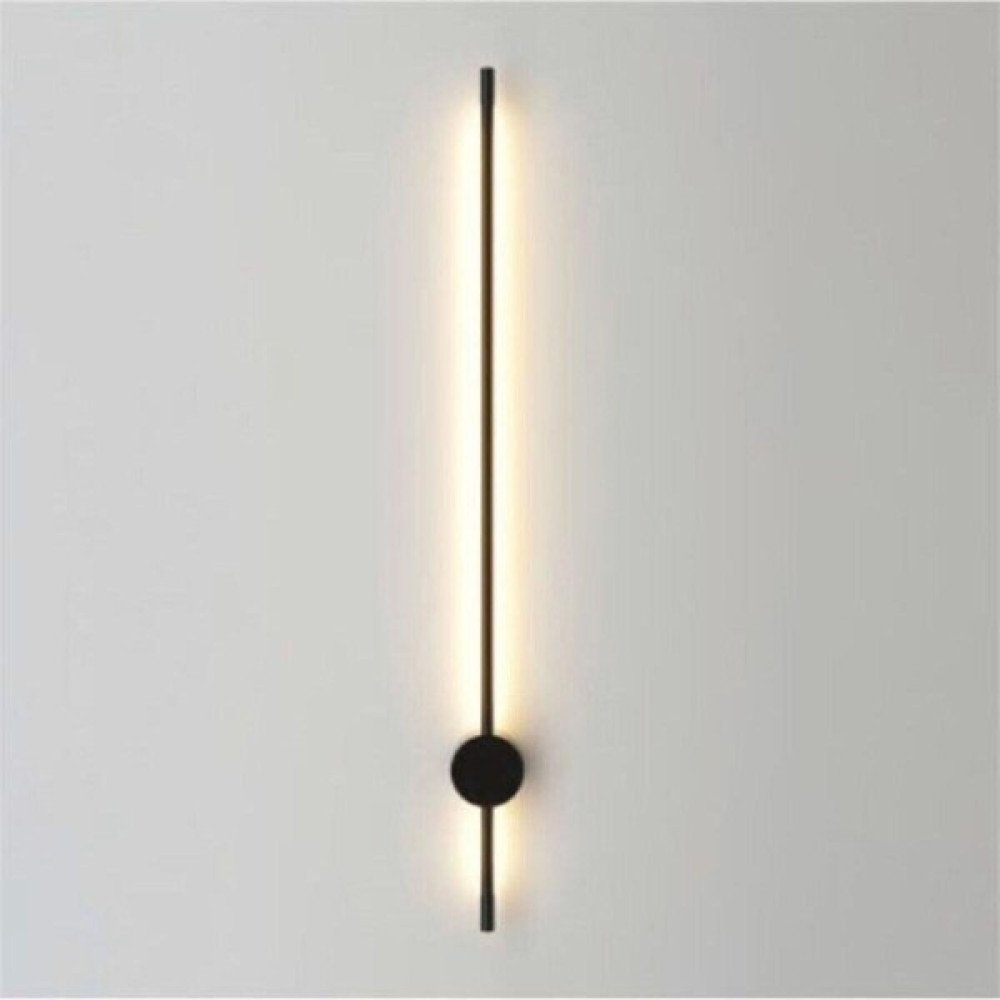 EC Shop Iscanaydinlatma Modern Dekoratif LED Duvar Aplik 70CM Siyah 3000K Aplikler Fiyatı