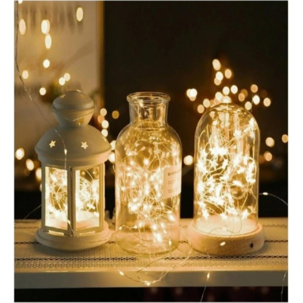 EC Shop Leddünyası 3 Metre 2 Pilli Sarı Peri Led-- LED Işık Led Aydınlatmalar Fiyatı