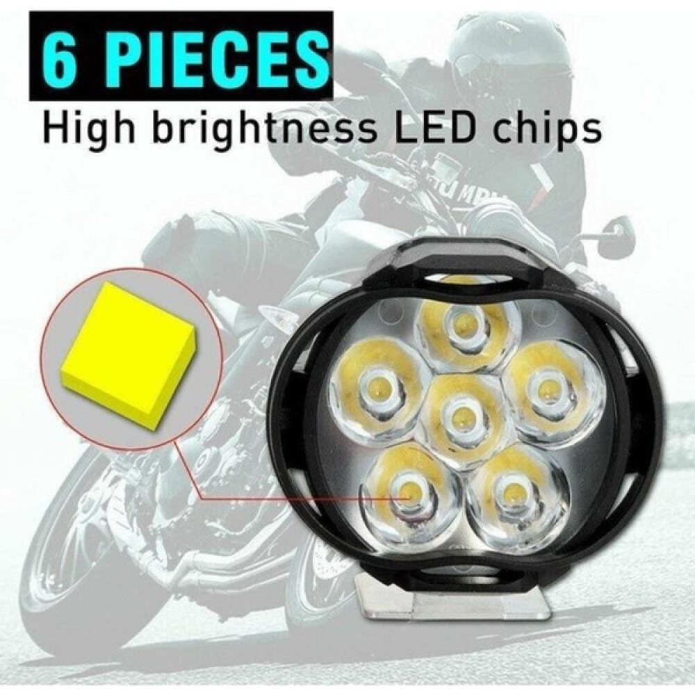 EC Shop Mısırlıgrup 2 Adet LED Motosiklet Sis Far Montaj Sis Drl Lamba Scooter Motosiklet Için (Çakar & Sab Motorsiklet Lambaları Fiyatı
