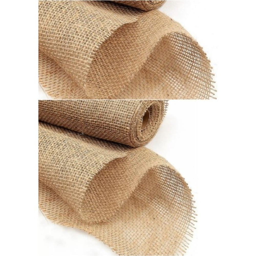 EC Shop Mita Tarım Kanaviçe Kumaş, 1 x 1 Mt, Jüt Kumaş, Telis Bezi, Çuval Bezi, Hasır Örtü, Jüt Bezi, Kanaviçe Örtü - 0,50 mm - 1 m Kumaşlar Fiyatı
