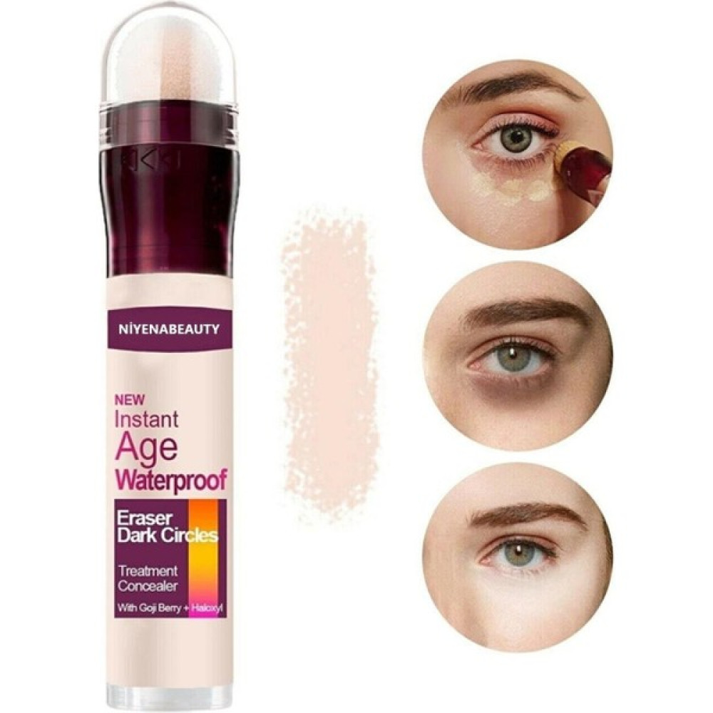 EC Shop Niyenabeauty Süngerli Göz Altı Kapatıcı Fondöten Açık Ton 6 ml Sünger Concealer Fiyatı