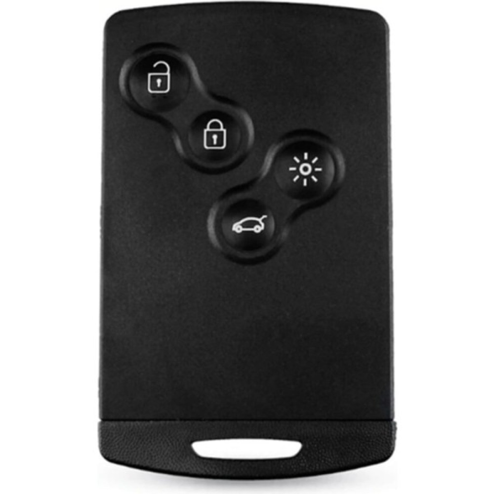 EC Shop Renault Clio 4 2012 Sonrası Renault Clio 4-Megane 3-Fluance-Captur Uyumlu Kart 4 Buton Anahtar Kuma Anahtarlık Fiyatı