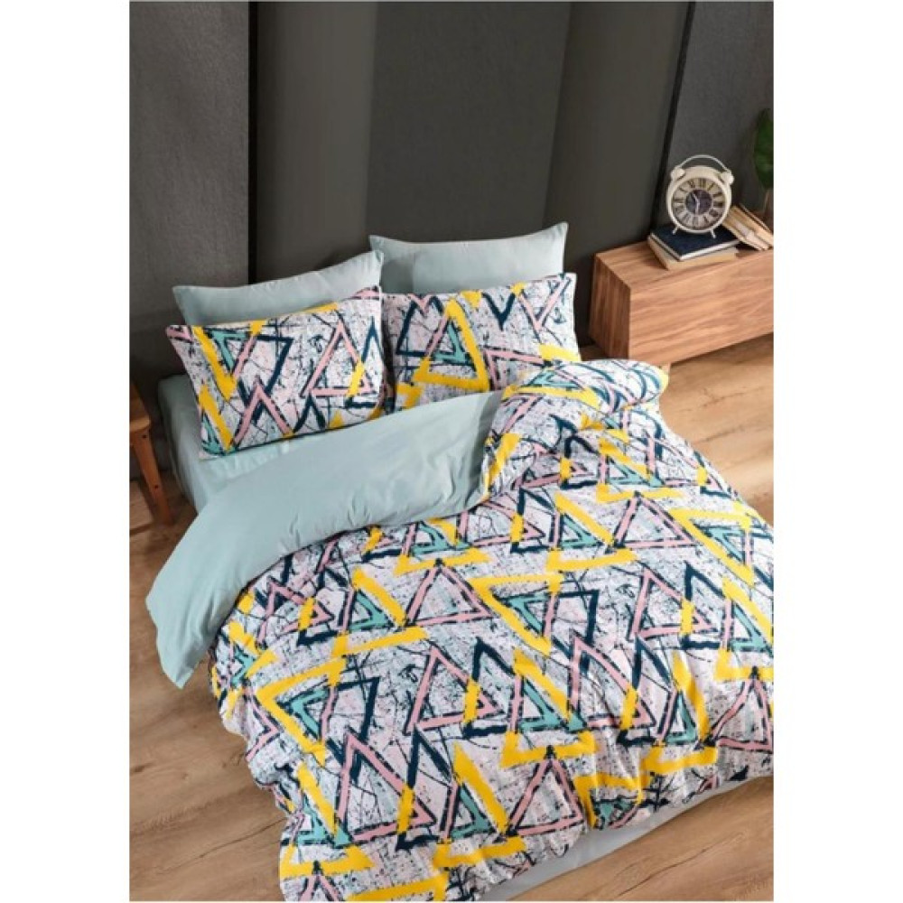 EC Shop Sheri Home Babil Çift Kişilik Nevresim Seti 200 x 220 %100 Pamuk Newyellow01453020 - 120 x 200 cm - Açık Gri Nevresim Takımı Fiyatı