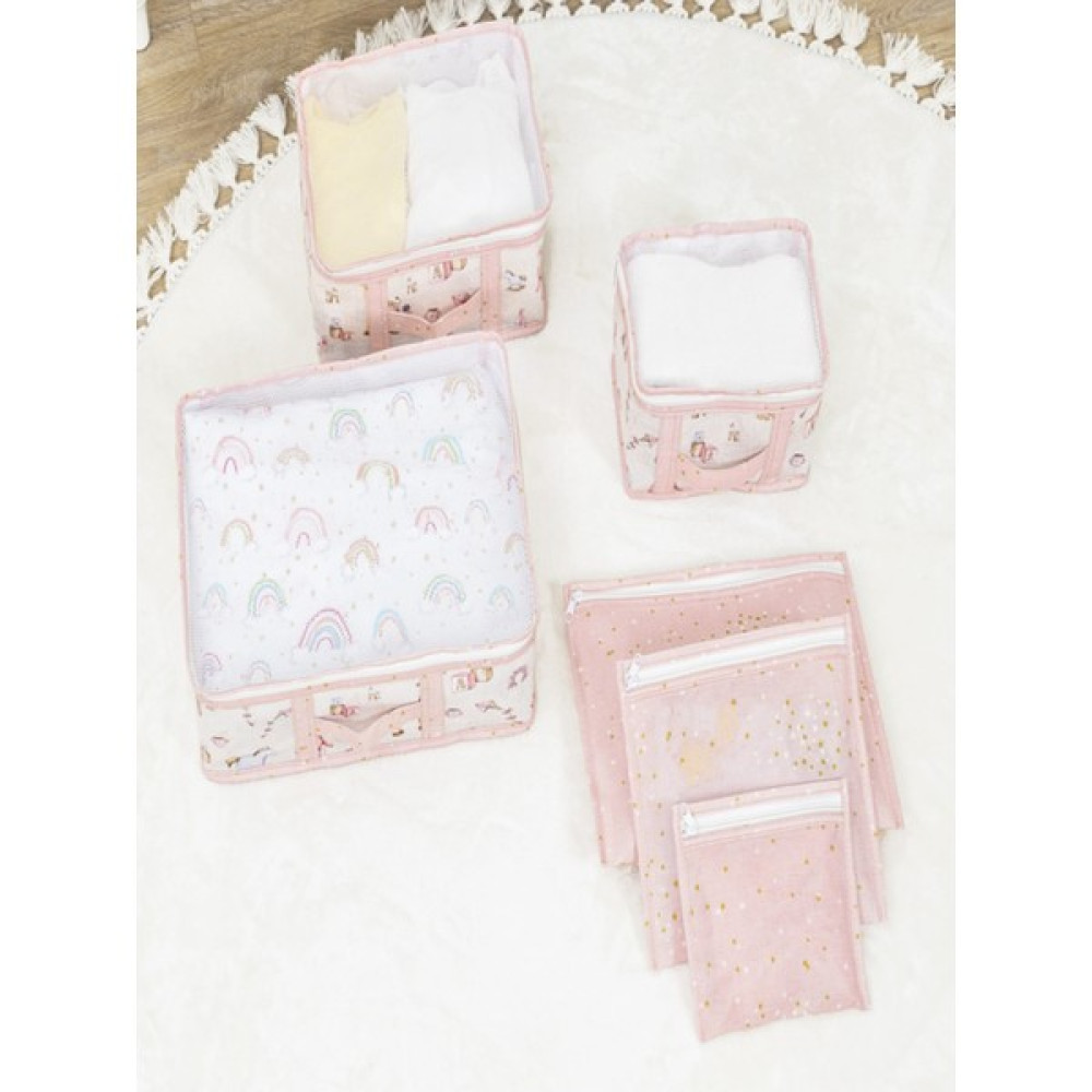 EC Shop Smyak Bebek 6'lı Valiz Düzenleyici Set Gardrop & Dolap Fiyatı