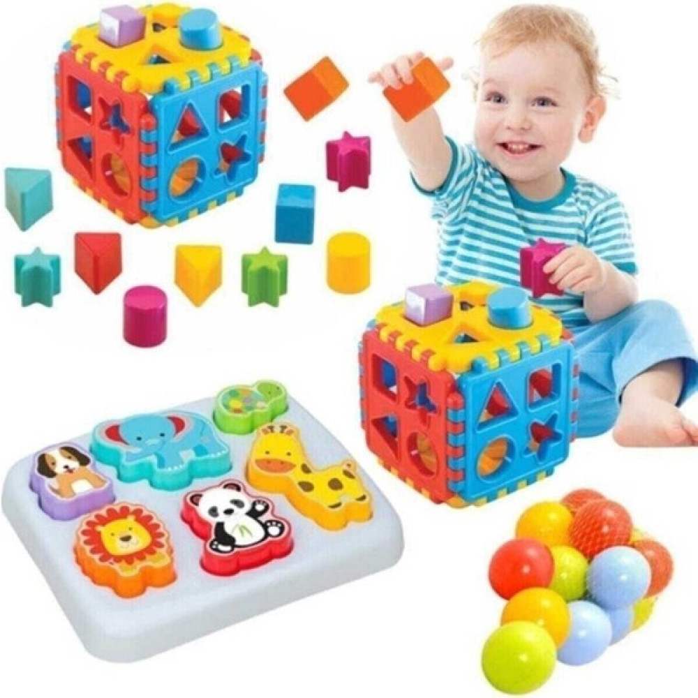 EC Shop Sword Pazarlama Sevimli Hayvanlar Bul Tak + Bul Tak Puzzle Eğitici Zeka Geliştirici Set 10 Adet Top - Renkli Eğitici Oyuncak Fiyatı