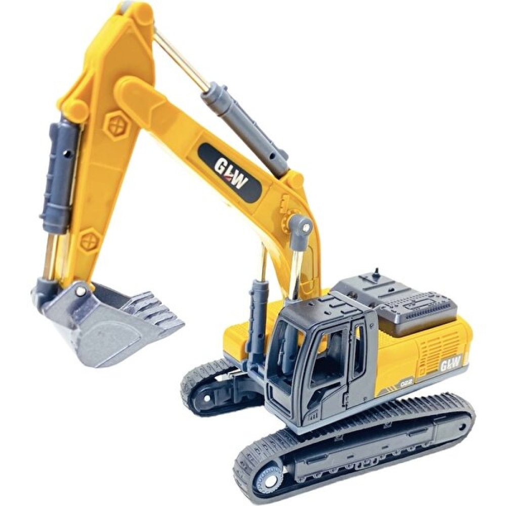 EC Shop Tmtoysandmore Iş Makinası Kepçesi Metal Model Ekskavatör Oyuncak Mini Model Kepçe Açık Şekilde 18 Oyuncak Araç Fiyatı