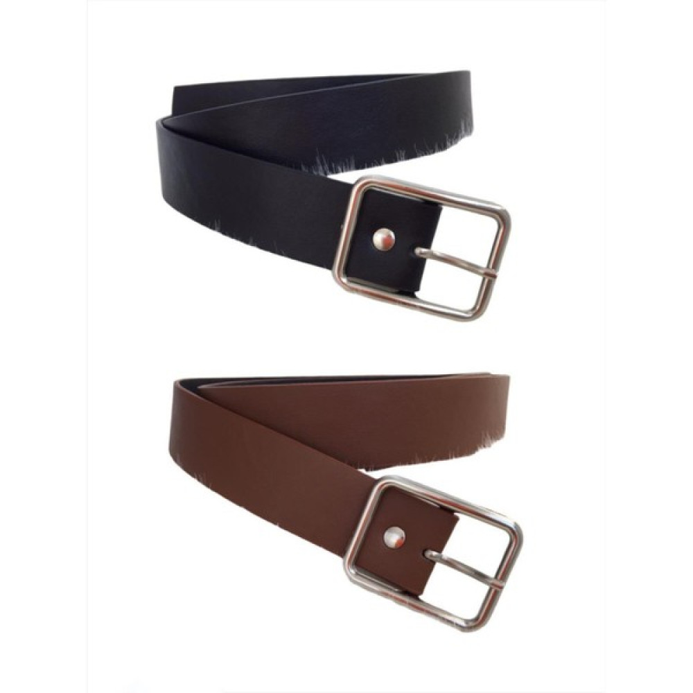 EC Shop Trendy Accessory Kadın Basic Gümüş Toka Ikili Kemer Erkek Kemeri Fiyatı