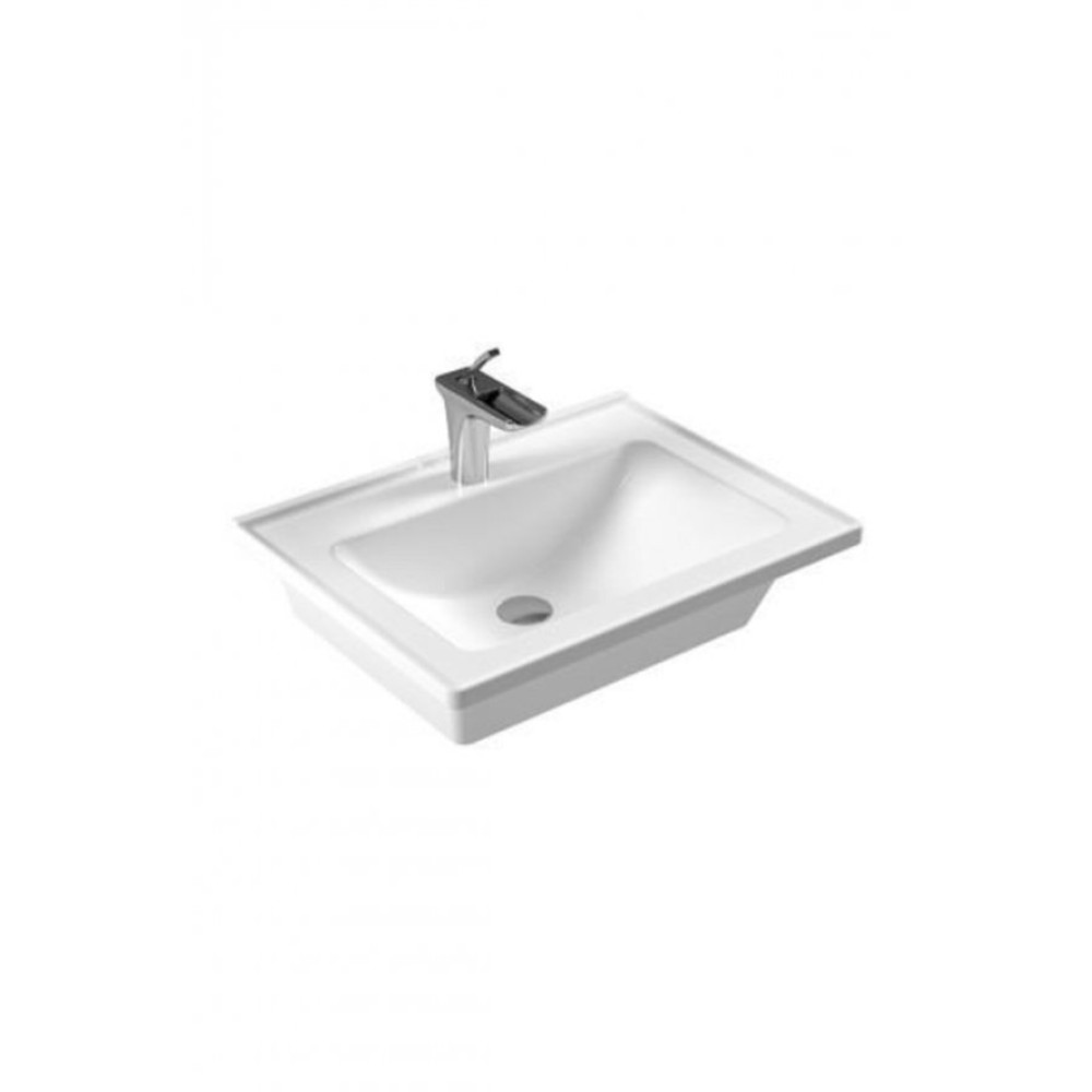 Eca Serel Star 60 Cm Tezgah Etajerli Lavabo 3001Txs110h Lavabo Fiyatı