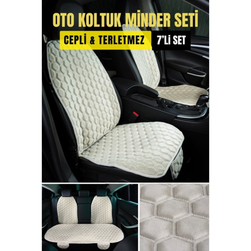Ecarteks Premium Babyface Kumaş Oto Minder Seti ( 7 Parça) - Bej Oto Boyaları Fiyatı