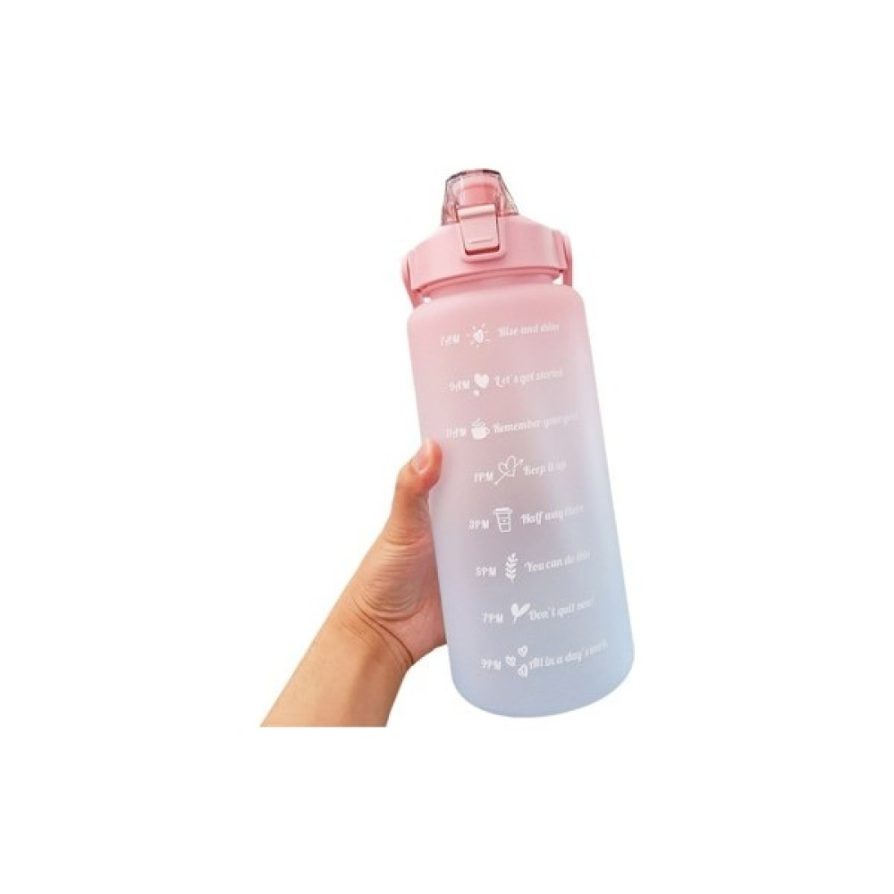 Ecdiem Motivasyon Su Matarsı 2 Litre - Açık Mor - Pembe - DÜZ - 2 LİTRE Suluk Fiyatı