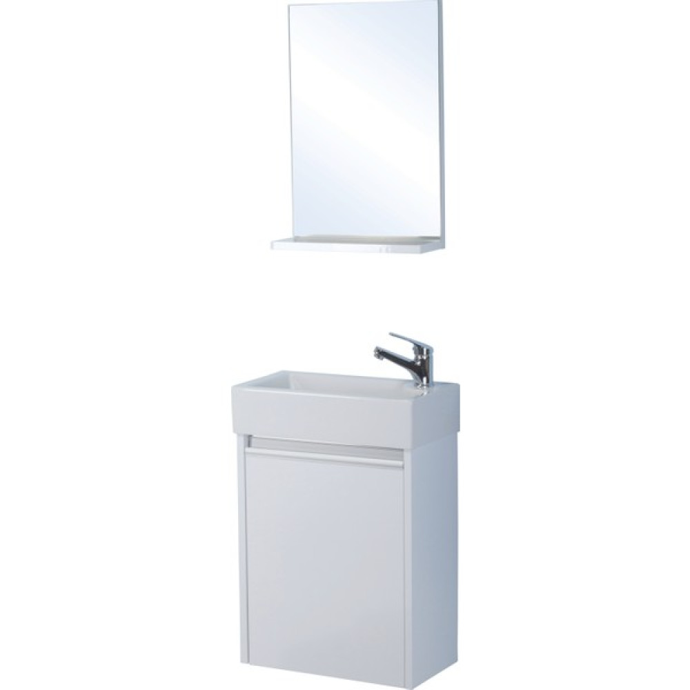 Ece Banyo Slim 45 Cm +Beyaz Alt Dolap+Ayna+Lavabo Lavabo Fiyatı