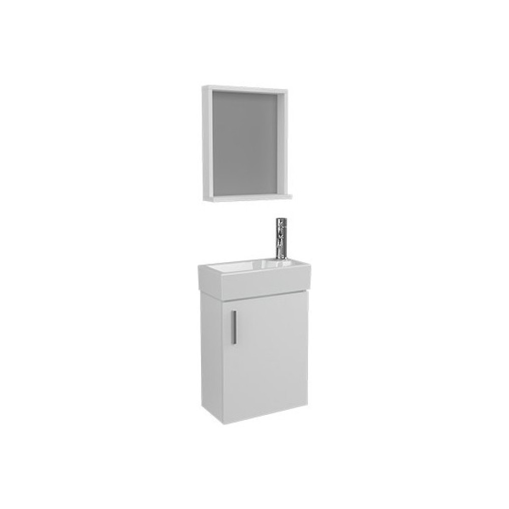 Ece Banyo Slim Smart 46 cm Banyo Dolabı Seti - Beyaz Banyo Dolabı / Mobilyası Fiyatı