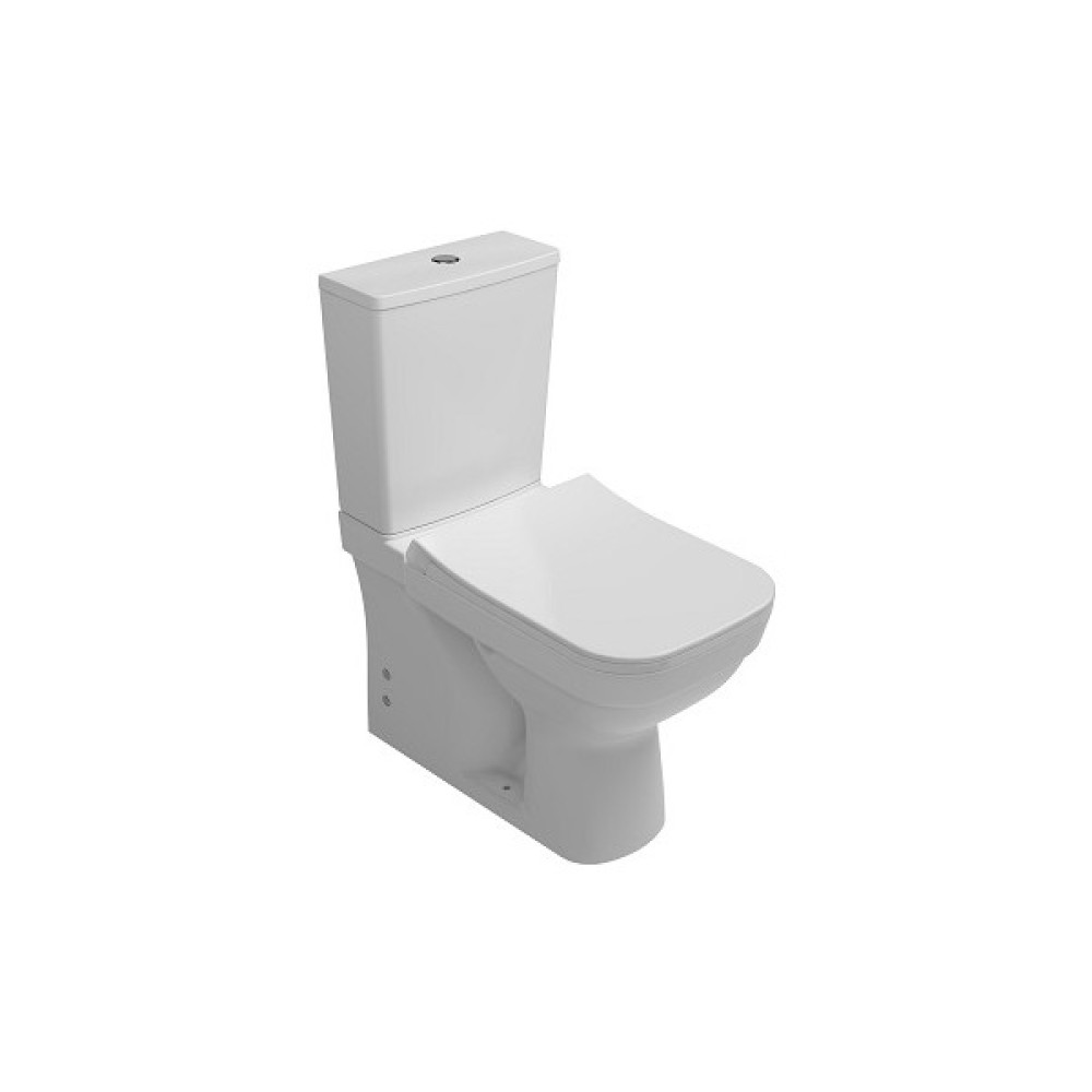 Ece Banyo Teon Duvara Sıfır Takım Klozet Seti-Iç Takım ve Soft Kapak Dahil 10TNS1028 - Beyaz Klozet Fiyatı