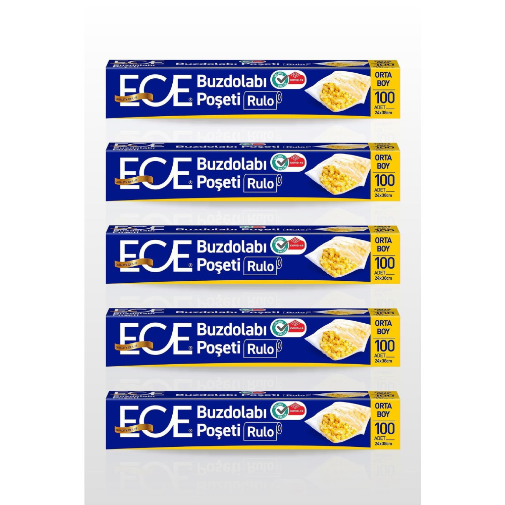 Ece Buzdolabı Poşeti Orta Boy 100lü 5 Paket 500 Adet Buzdolabı Poşeti Fiyatı