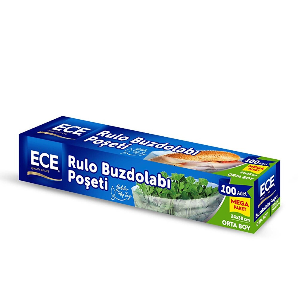 Ece Buzdolabı Poşeti Orta Rulo 100'lü Buzdolabı Poşeti Fiyatı