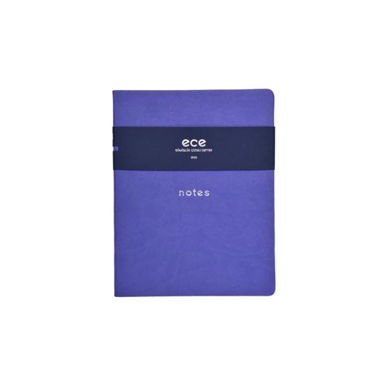 Ece Gümüşlük 18x24 cm Çizgili Lila Defter
