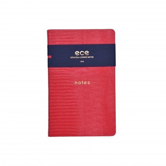 Ece Gündoğan 13x21 cm Çizgisiz Kırmızı Defter Defter Fiyatı