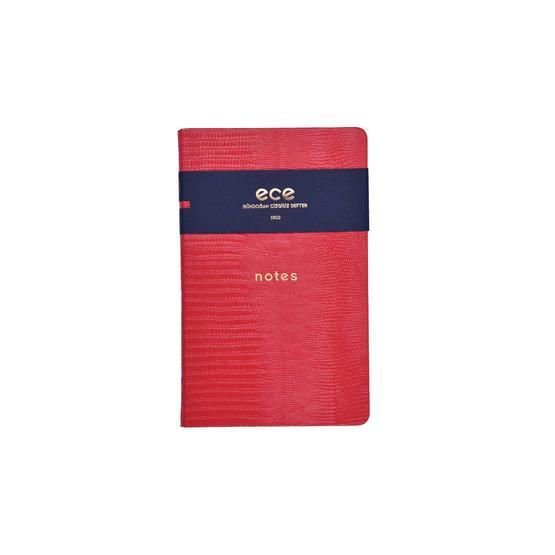 Ece Gündoğan 13x21 cm Çizgisiz Kırmızı Defter