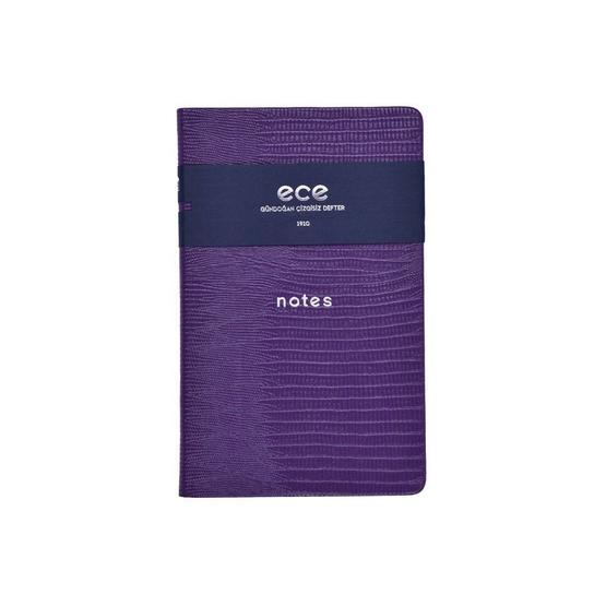 Ece Gündoğan 13x21 cm Çizgisiz Mor Defter