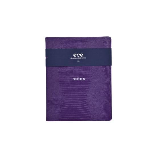 Ece Gündoğan 18x24 cm Çizgili Mor Defter Defter Fiyatı