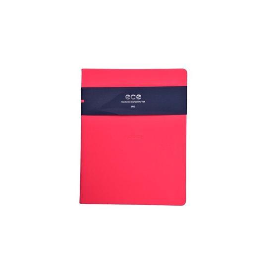 Ece Yalıkavak 13x18 cm Çizgili Pembe Defter