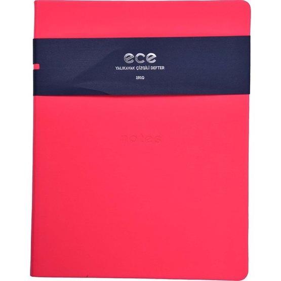 Ece Yalıkavak 13x18 cm Çizgili Pembe Defter Defter Fiyatı