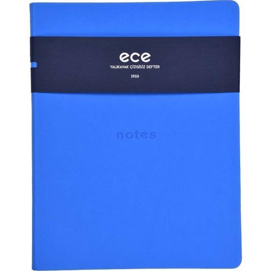 Ece Yalıkavak 13x18 cm Çizgisiz Mavi Defter