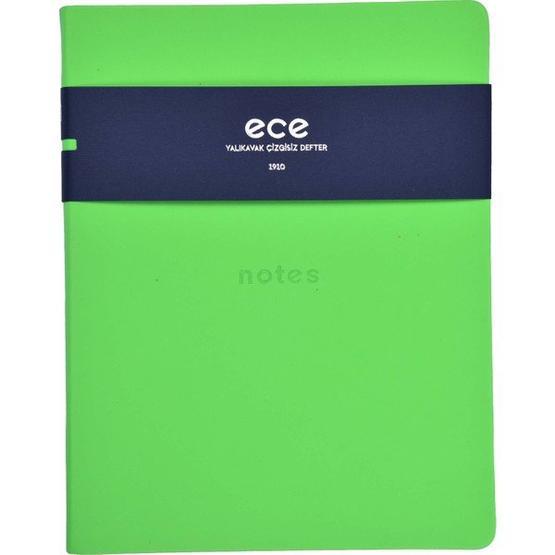 Ece Yalıkavak 18x24 cm Çizgisiz Yeşil Defter
